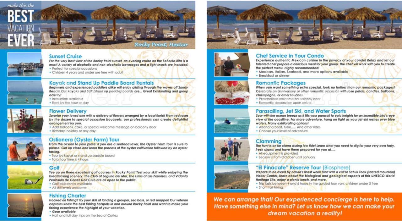 Sonoran Sea Resort Beachfront Condo E203 Puerto Penasco Exterior photo